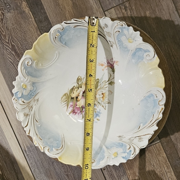 RS Prussia Daisy Floral Bowl; Unmarked - Picture 3 of 5